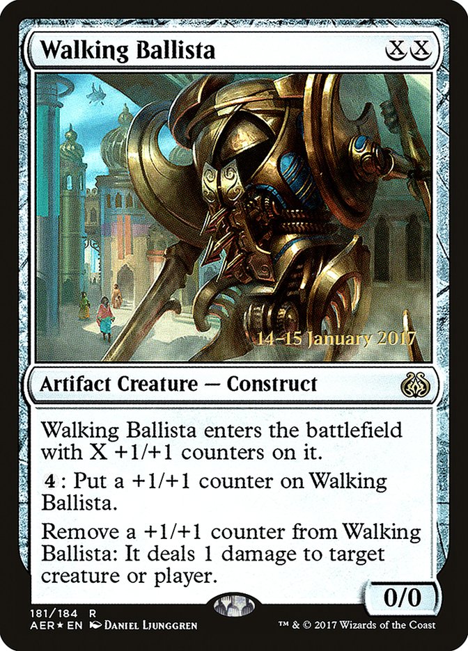 Walking Ballista [Aether Revolt Prerelease Promos] | Jomio and Rueliete's Cards and Comics