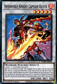 Infernoble Knight Captain Oliver [PHRA-EN038] Super Rare | Jomio and Rueliete's Cards and Comics