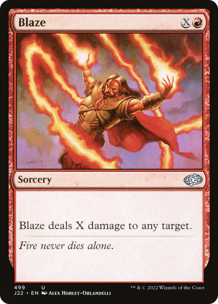 Blaze [Jumpstart 2022] | Jomio and Rueliete's Cards and Comics
