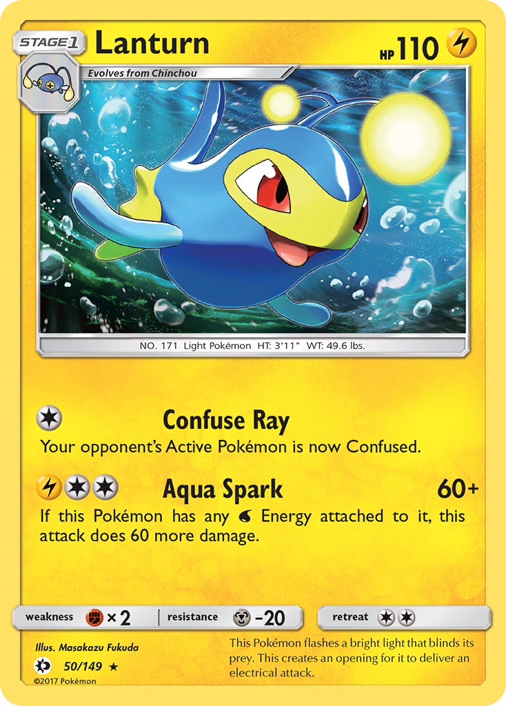 Lanturn (50/149) [Sun & Moon: Base Set] | Jomio and Rueliete's Cards and Comics