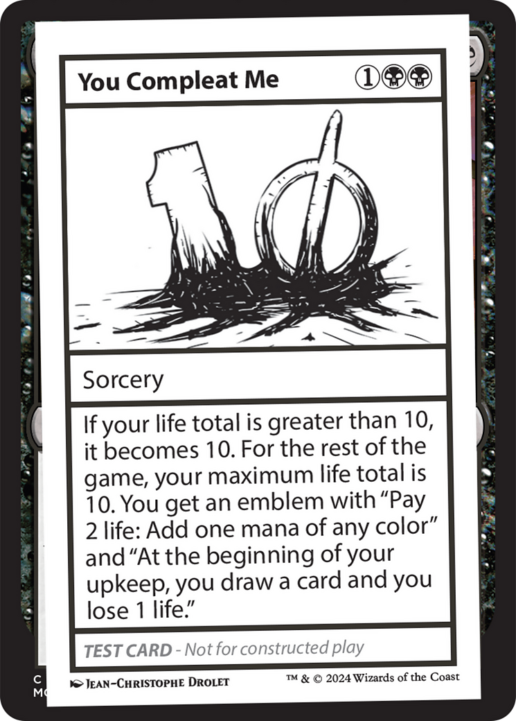 You Compleat Me [Mystery Booster 2 Playtest Cards] | Jomio and Rueliete's Cards and Comics