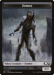 Saproling // Zombie Double-Sided Token [Core Set 2021 Tokens] | Jomio and Rueliete's Cards and Comics