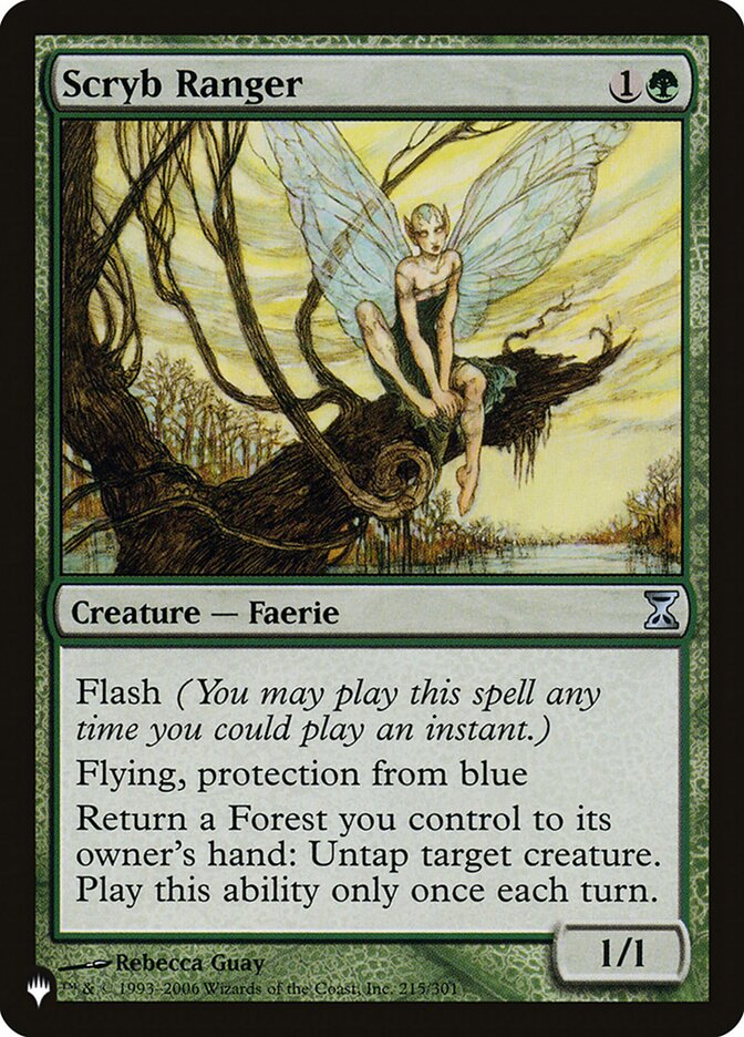 Scryb Ranger [The List] | Jomio and Rueliete's Cards and Comics