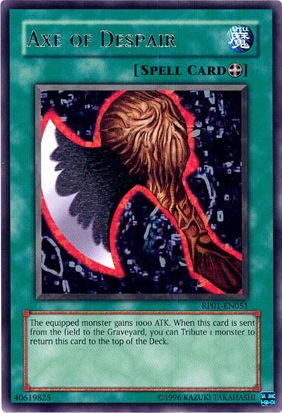 Axe of Despair [RP01-EN051] Rare | Jomio and Rueliete's Cards and Comics