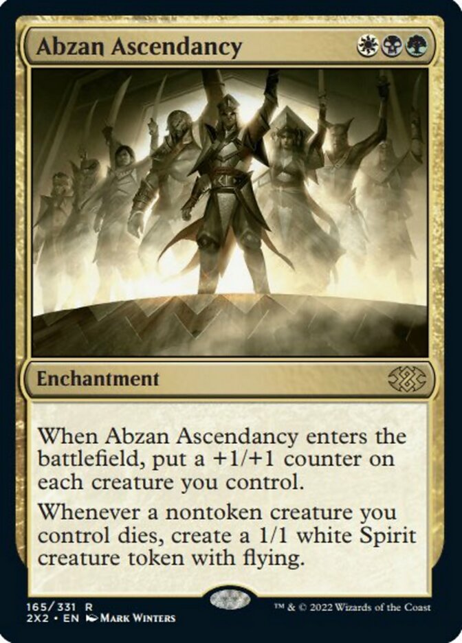 Abzan Ascendancy [Double Masters 2022] | Jomio and Rueliete's Cards and Comics