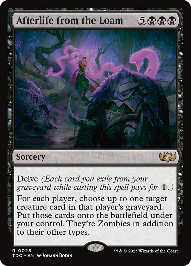 Afterlife from the Loam [Tarkir: Dragonstorm Commander] | Jomio and Rueliete's Cards and Comics