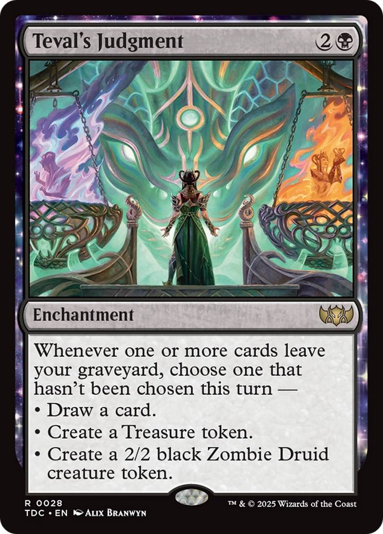 Teval's Judgment [Tarkir: Dragonstorm Commander] | Jomio and Rueliete's Cards and Comics