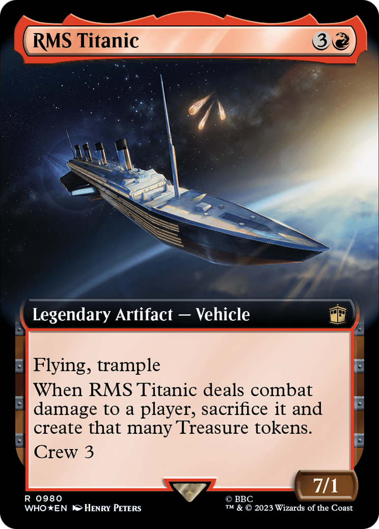 RMS Titanic (Extended Art) (Surge Foil) [Doctor Who] | Jomio and Rueliete's Cards and Comics