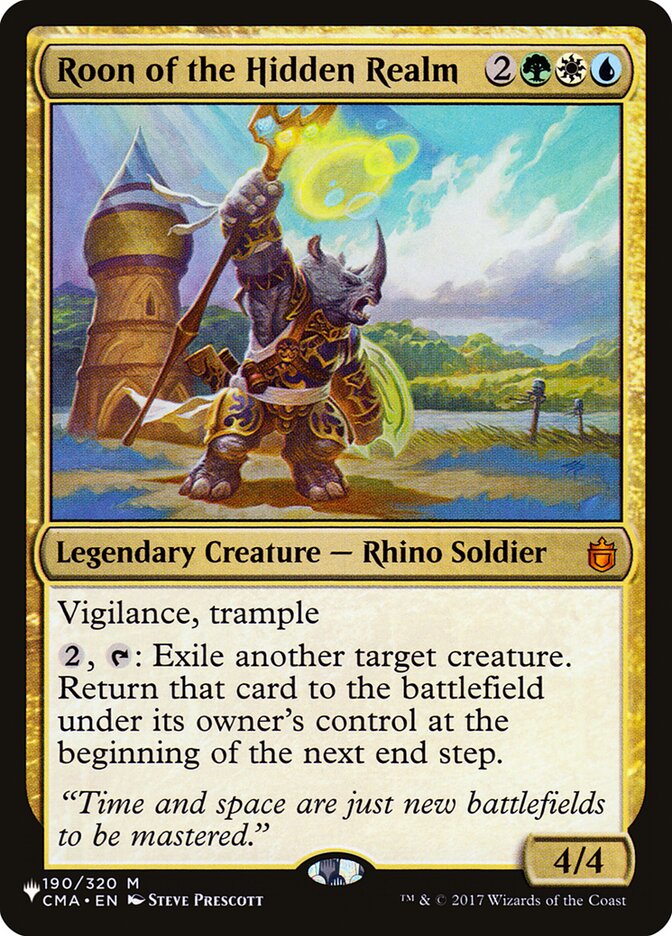 Roon of the Hidden Realm [The List] | Jomio and Rueliete's Cards and Comics