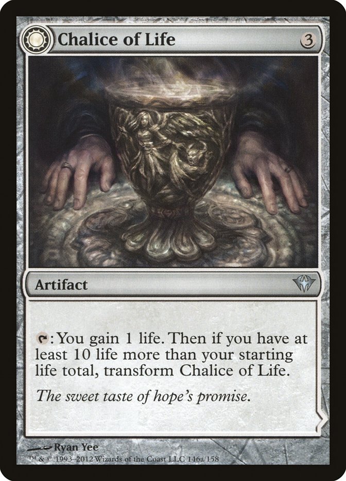 Chalice of Life // Chalice of Death [Dark Ascension] | Jomio and Rueliete's Cards and Comics