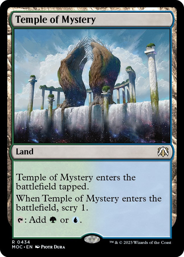 Temple of Mystery [March of the Machine Commander] | Jomio and Rueliete's Cards and Comics