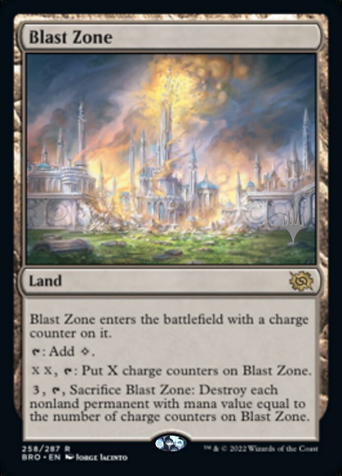 Blast Zone (Promo Pack) [The Brothers' War Promos] | Jomio and Rueliete's Cards and Comics