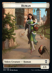 Eldrazi Spawn // Human Double-Sided Token [Streets of New Capenna Commander Tokens] | Jomio and Rueliete's Cards and Comics