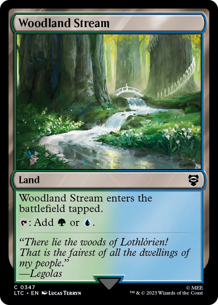 Woodland Stream [The Lord of the Rings: Tales of Middle-Earth Commander] | Jomio and Rueliete's Cards and Comics