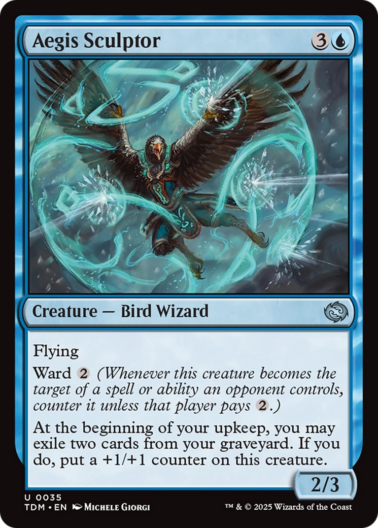 Aegis Sculptor [Tarkir: Dragonstorm] | Jomio and Rueliete's Cards and Comics