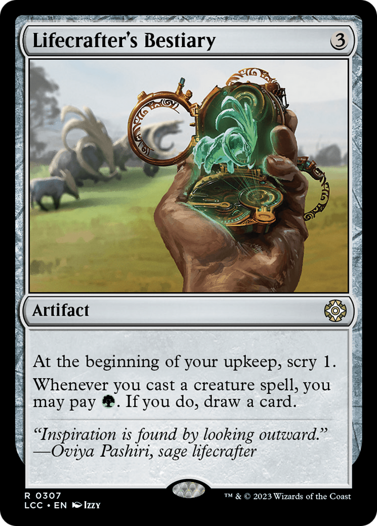 Lifecrafter's Bestiary [The Lost Caverns of Ixalan Commander] | Jomio and Rueliete's Cards and Comics