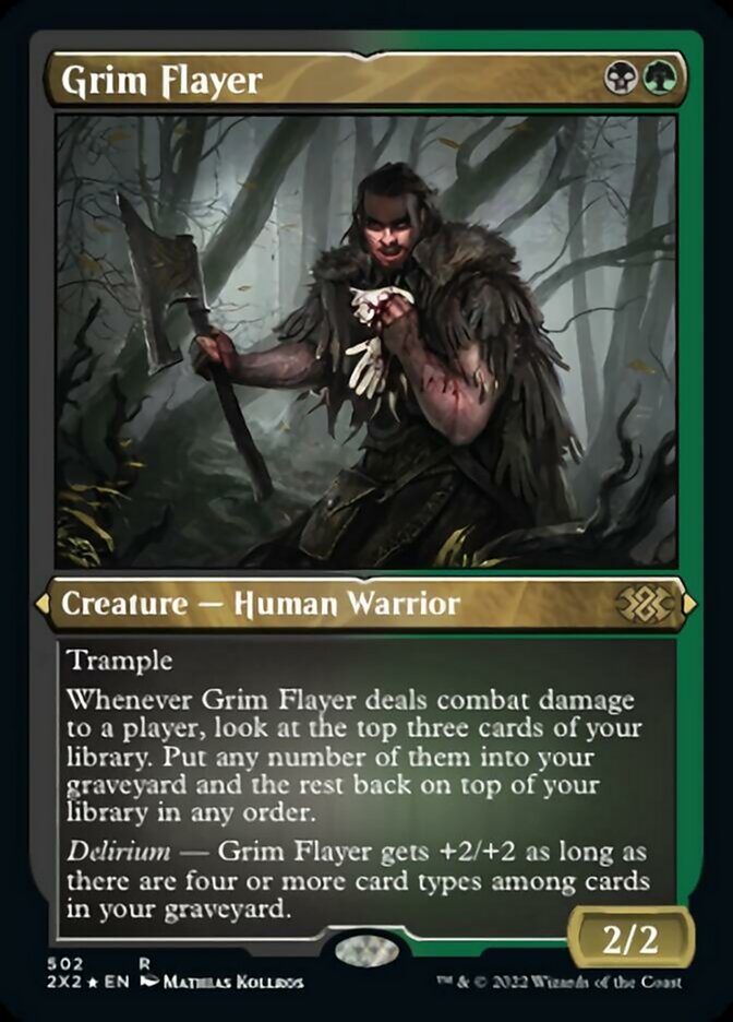 Grim Flayer (Foil Etched) [Double Masters 2022] | Jomio and Rueliete's Cards and Comics