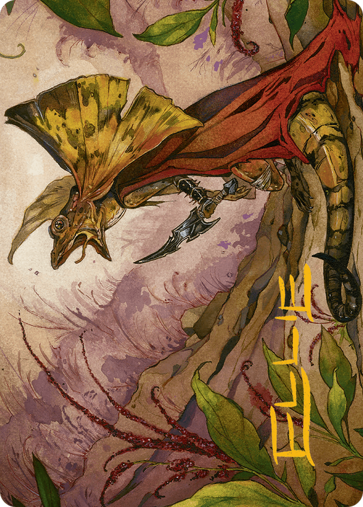 Hired Claw Art Card (Gold-Stamped Signature) [Bloomburrow Art Series] | Jomio and Rueliete's Cards and Comics