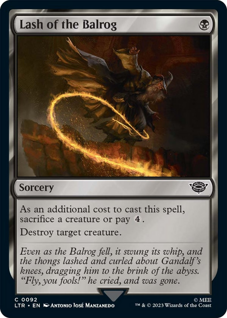 Lash of the Balrog [The Lord of the Rings: Tales of Middle-Earth] | Jomio and Rueliete's Cards and Comics
