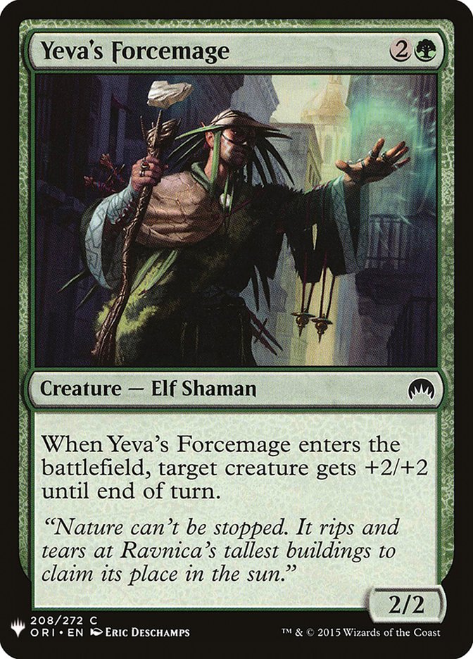 Yeva's Forcemage [Mystery Booster] | Jomio and Rueliete's Cards and Comics