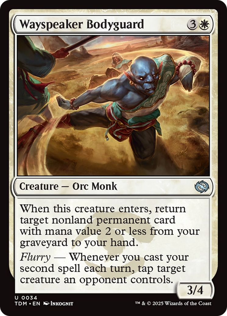 Wayspeaker Bodyguard [Tarkir: Dragonstorm] | Jomio and Rueliete's Cards and Comics