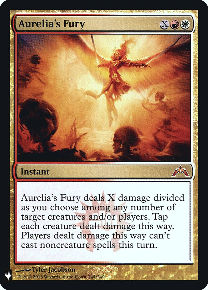 Aurelia's Fury [Mystery Booster] | Jomio and Rueliete's Cards and Comics