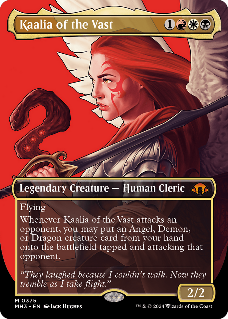 Kaalia of the Vast (Borderless) (0375) [Modern Horizons 3] | Jomio and Rueliete's Cards and Comics