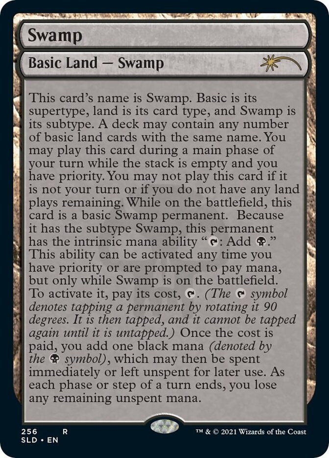 Swamp (256) [Secret Lair Drop Series] | Jomio and Rueliete's Cards and Comics