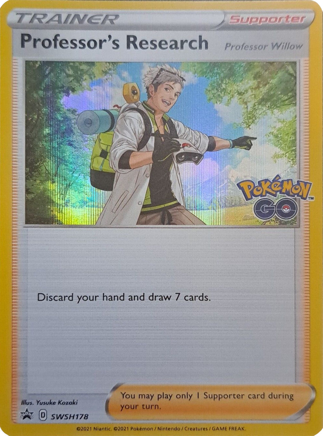 Professor's Research (SWSH178) [Sword & Shield: Black Star Promos] | Jomio and Rueliete's Cards and Comics