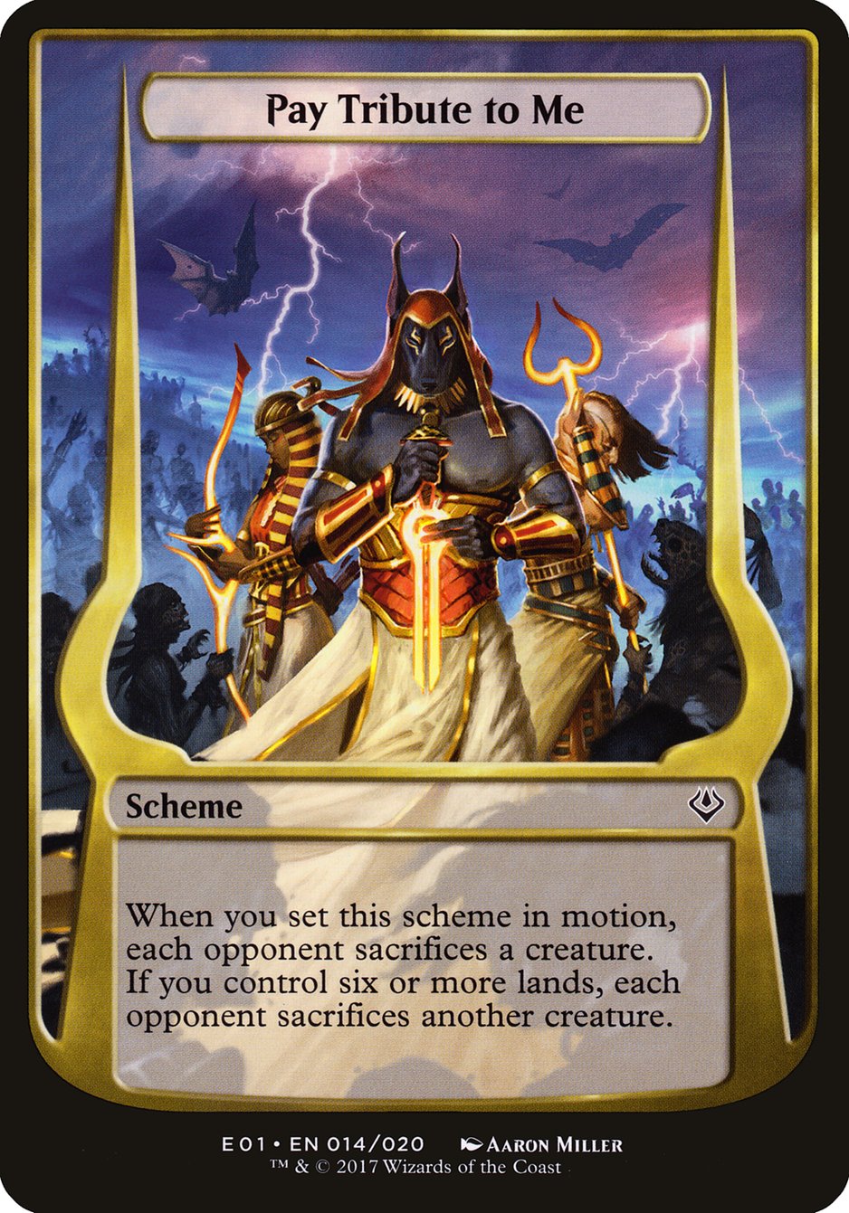 Pay Tribute to Me (Schemes) [Archenemy: Nicol Bolas Schemes] | Jomio and Rueliete's Cards and Comics