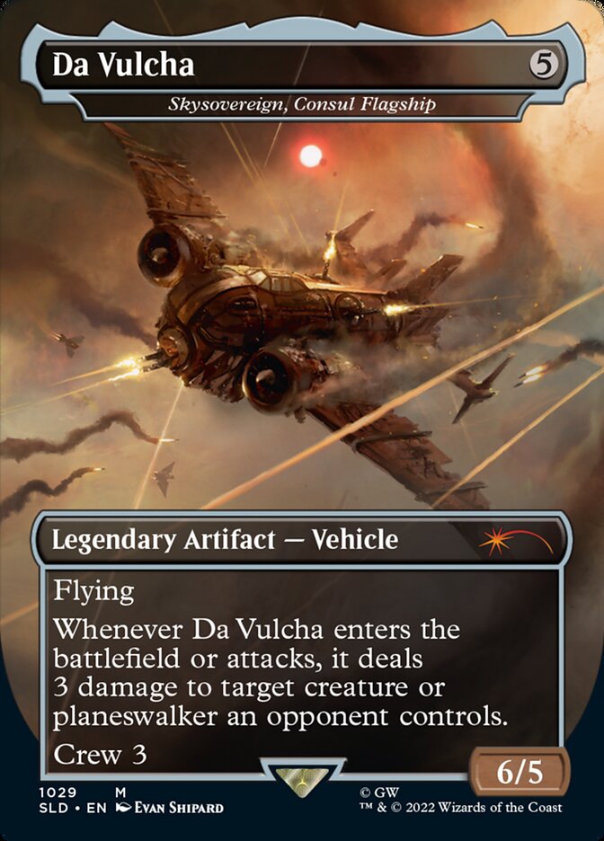 Da Vulcha - Skysovereign, Consul Flagship (Borderless) [Secret Lair Drop Series] | Jomio and Rueliete's Cards and Comics