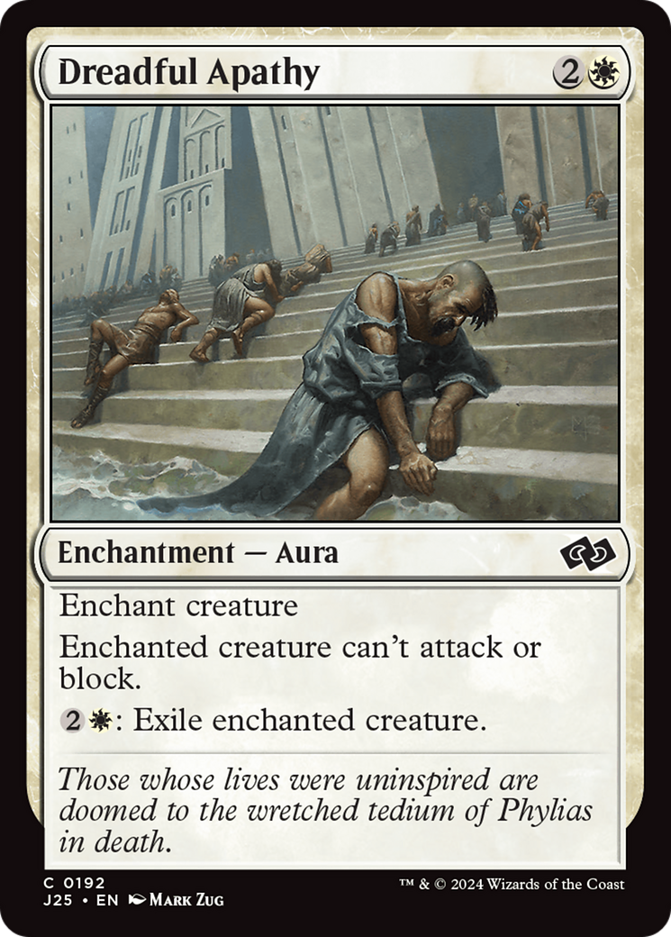 Dreadful Apathy [Foundations Jumpstart] | Jomio and Rueliete's Cards and Comics