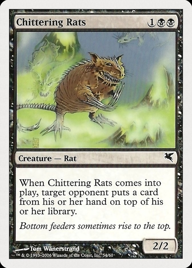 Chittering Rats (54) [Hachette UK] | Jomio and Rueliete's Cards and Comics