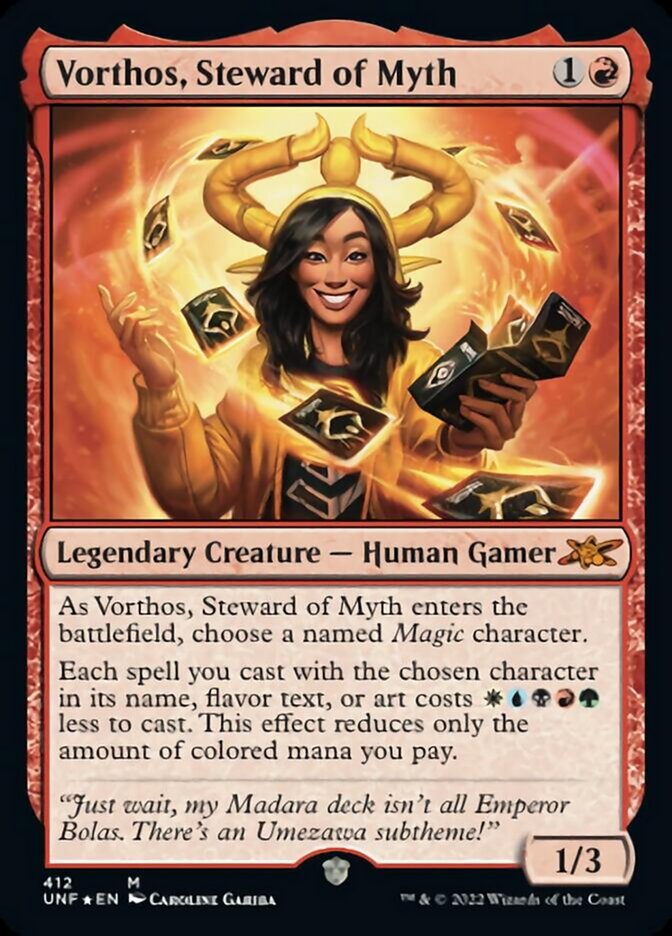 Vorthos, Steward of Myth (Galaxy Foil) [Unfinity] | Jomio and Rueliete's Cards and Comics