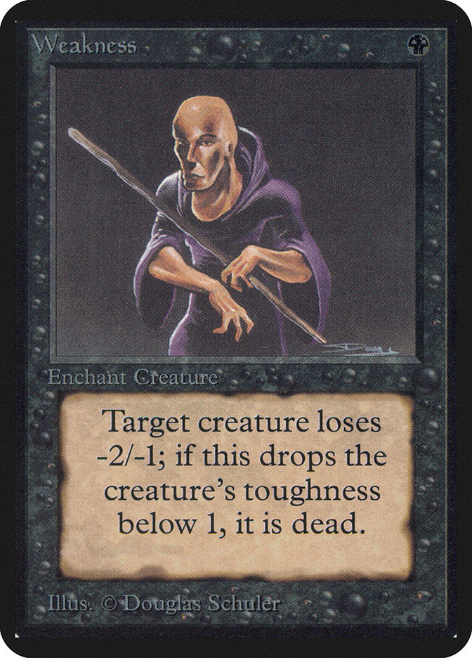 Weakness [Alpha Edition] | Jomio and Rueliete's Cards and Comics