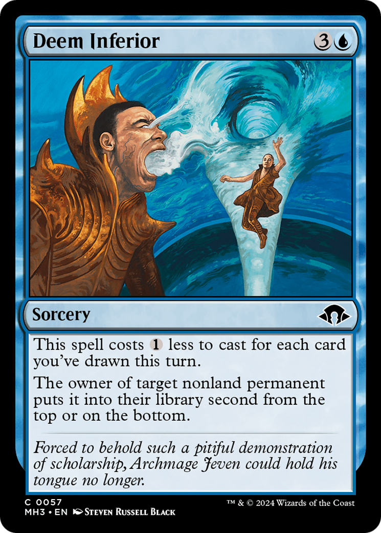 Deem Inferior [Modern Horizons 3] | Jomio and Rueliete's Cards and Comics