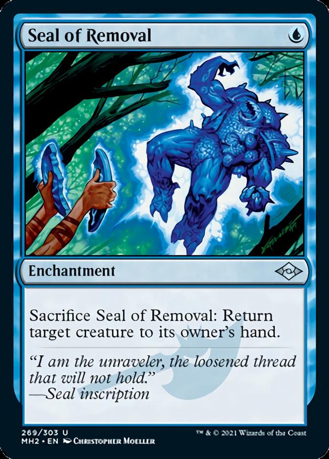 Seal of Removal (Foil Etched) [Modern Horizons 2] | Jomio and Rueliete's Cards and Comics