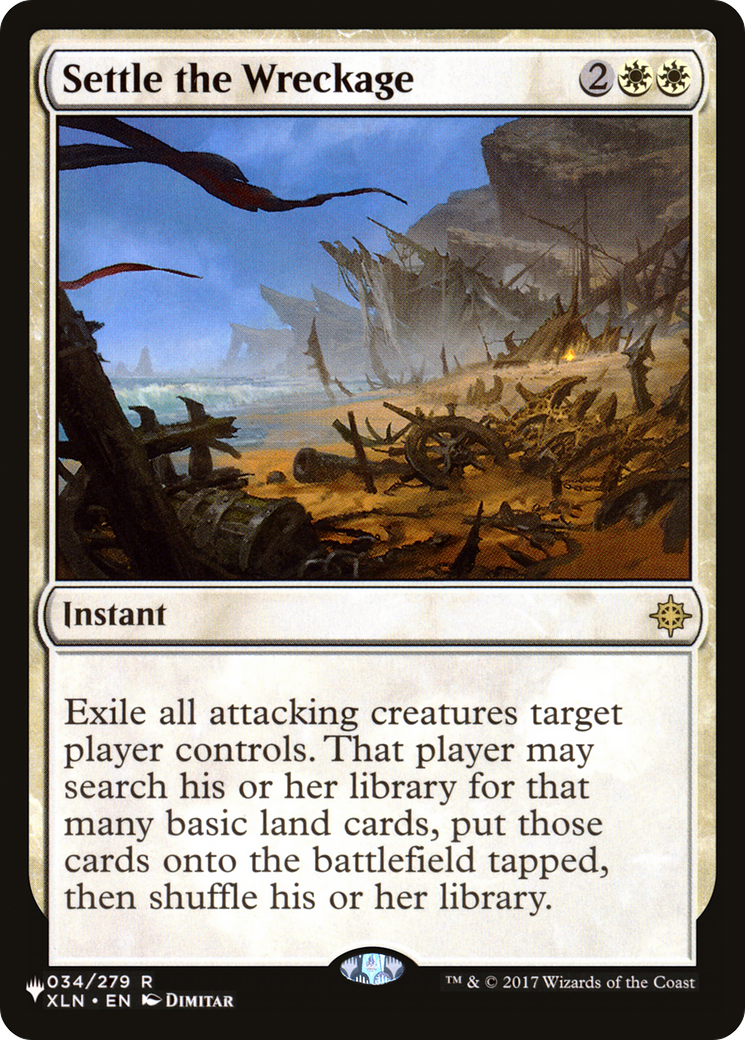 Settle the Wreckage [The List] | Jomio and Rueliete's Cards and Comics