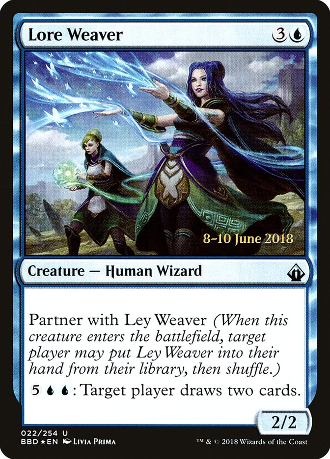 Lore Weaver [Battlebond Prerelease Promos] | Jomio and Rueliete's Cards and Comics