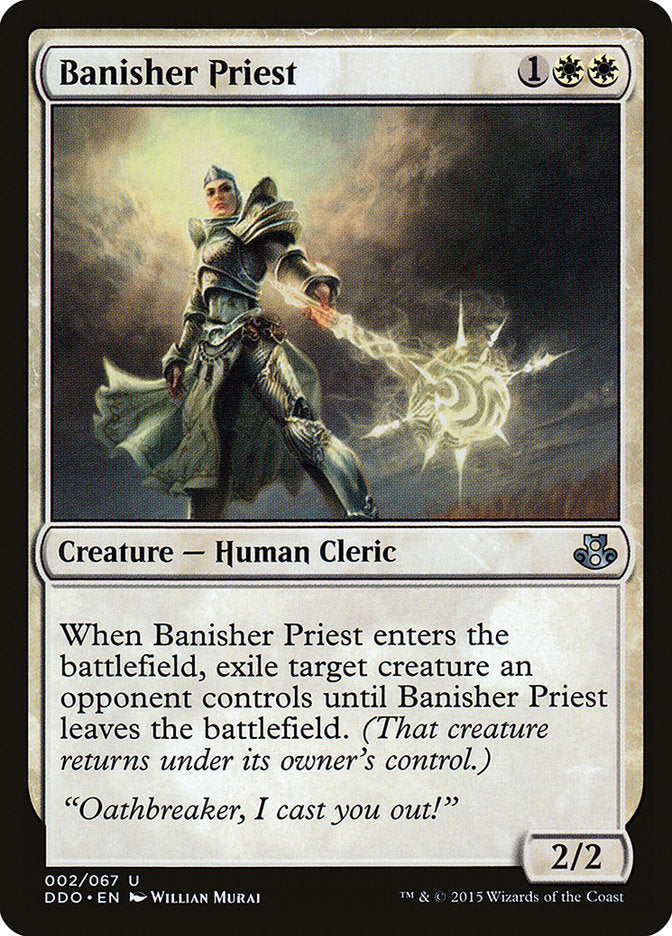 Banisher Priest [Duel Decks: Elspeth vs. Kiora] | Jomio and Rueliete's Cards and Comics