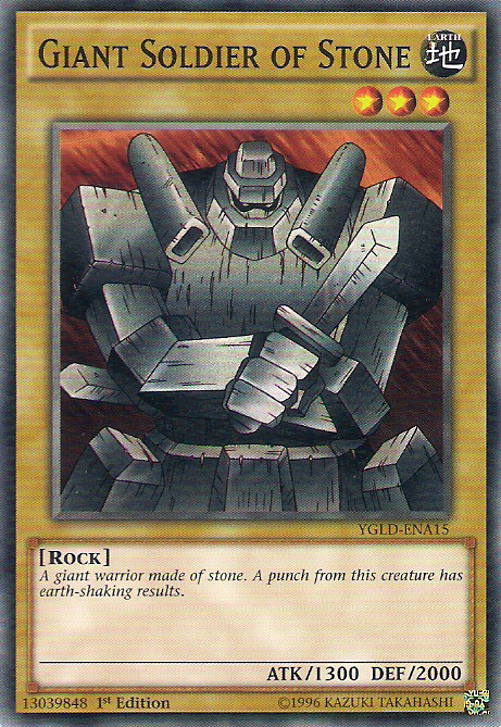 Giant Soldier of Stone [YGLD-ENA15] Common | Jomio and Rueliete's Cards and Comics
