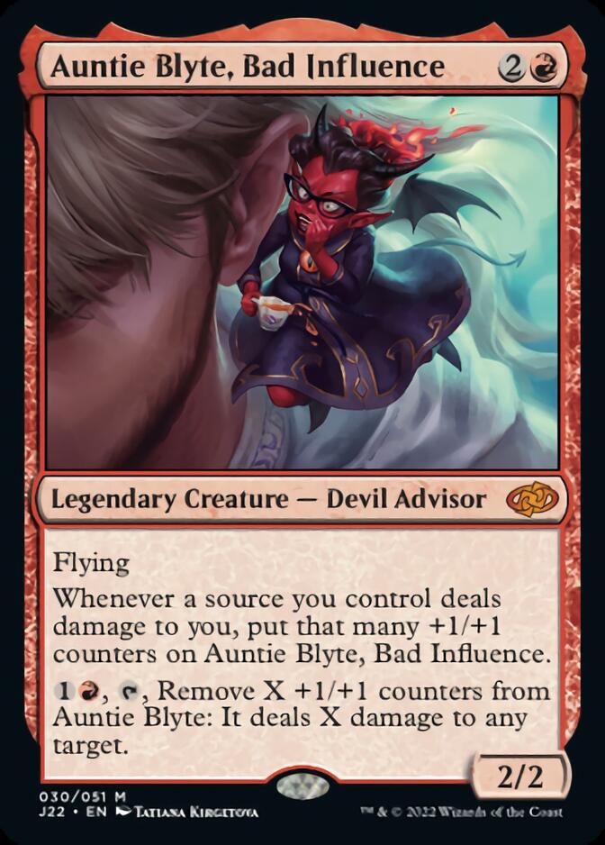 Auntie Blyte, Bad Influence [Jumpstart 2022] | Jomio and Rueliete's Cards and Comics