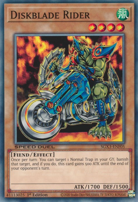 Diskblade Rider [SGX3-ENF05] Common | Jomio and Rueliete's Cards and Comics