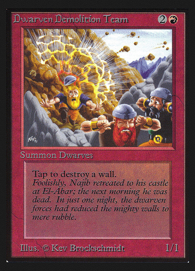 Dwarven Demolition Team [Collectors' Edition] | Jomio and Rueliete's Cards and Comics