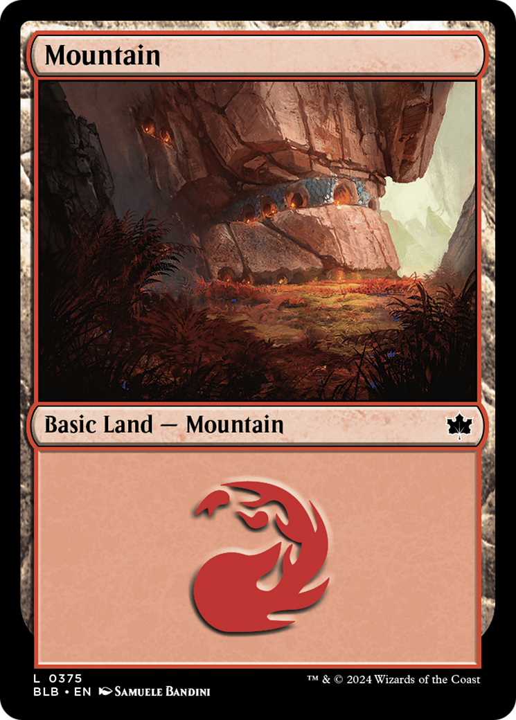 Mountain (0375) [Bloomburrow] | Jomio and Rueliete's Cards and Comics