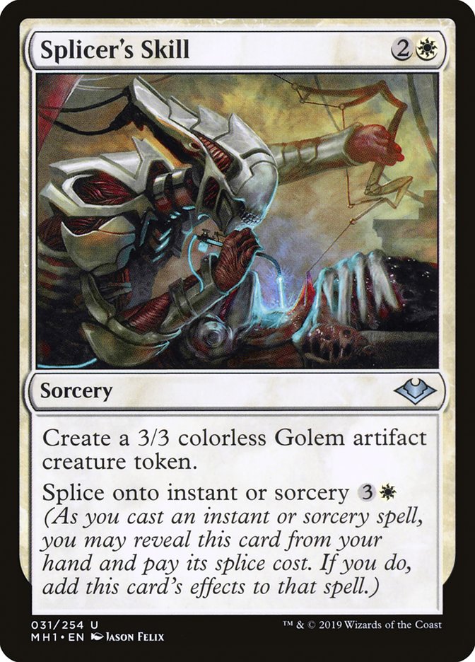 Splicer's Skill [Modern Horizons] | Jomio and Rueliete's Cards and Comics