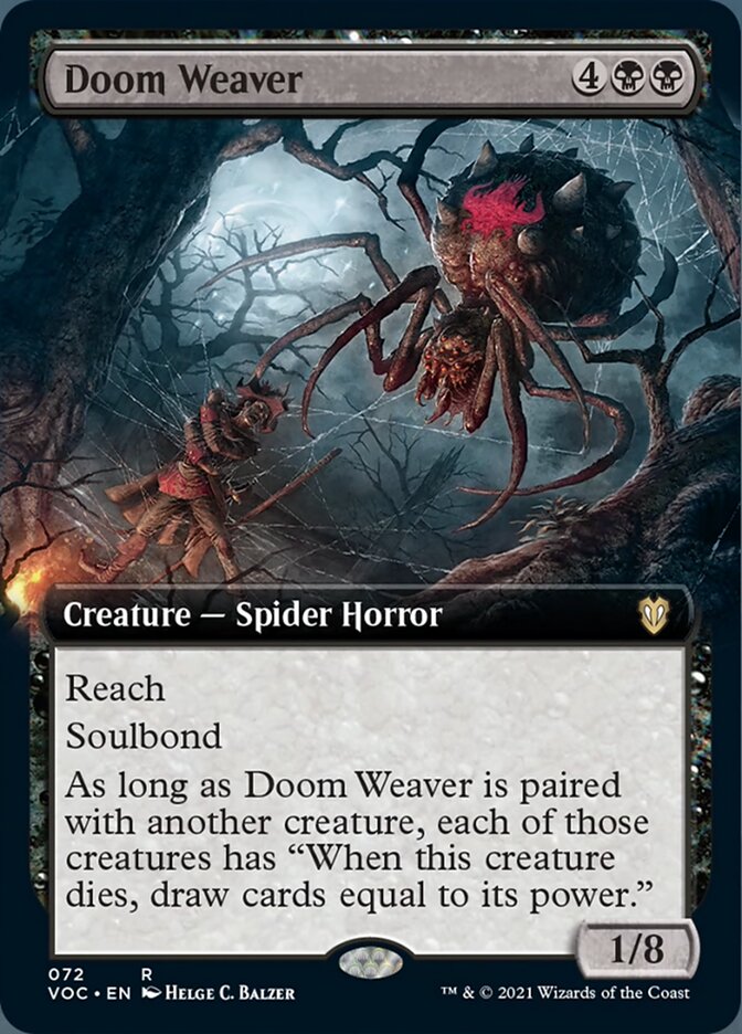 Doom Weaver (Extended Art) [Innistrad: Crimson Vow Commander] | Jomio and Rueliete's Cards and Comics