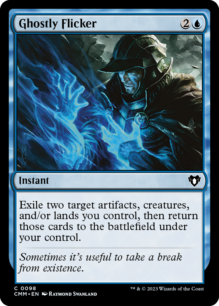 Ghostly Flicker [Commander Masters] | Jomio and Rueliete's Cards and Comics