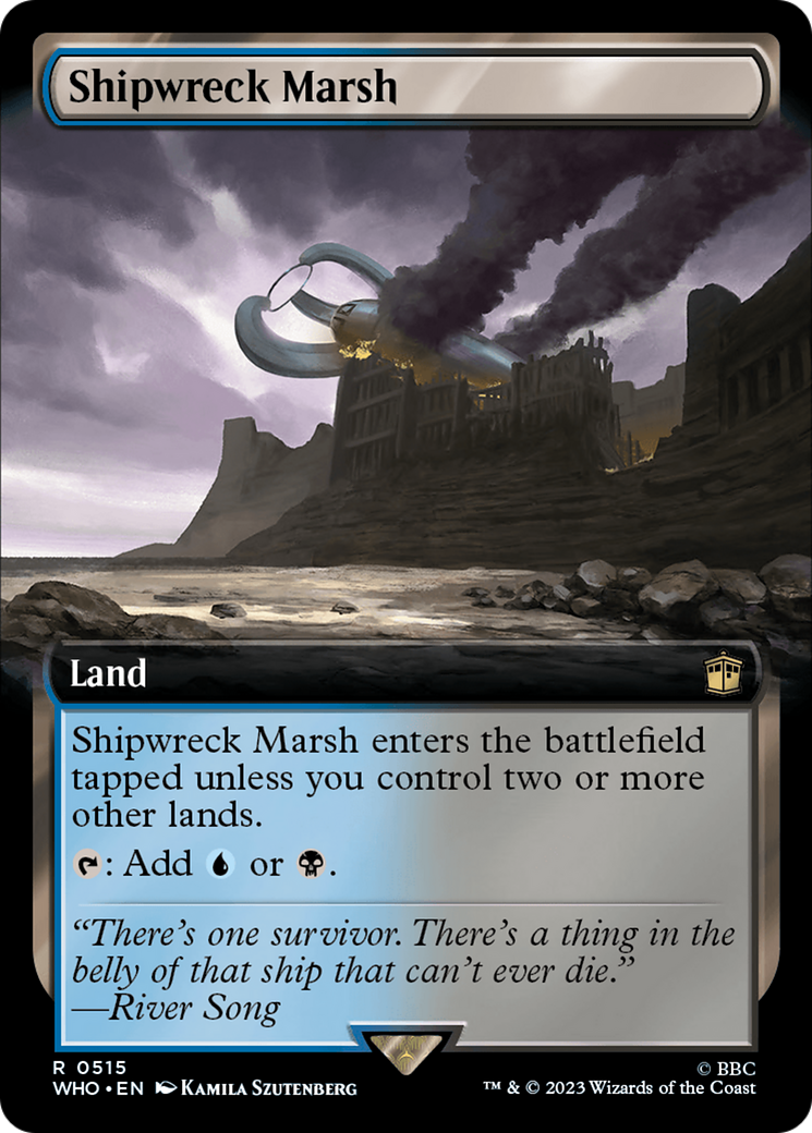 Shipwreck Marsh (Extended Art) [Doctor Who] | Jomio and Rueliete's Cards and Comics
