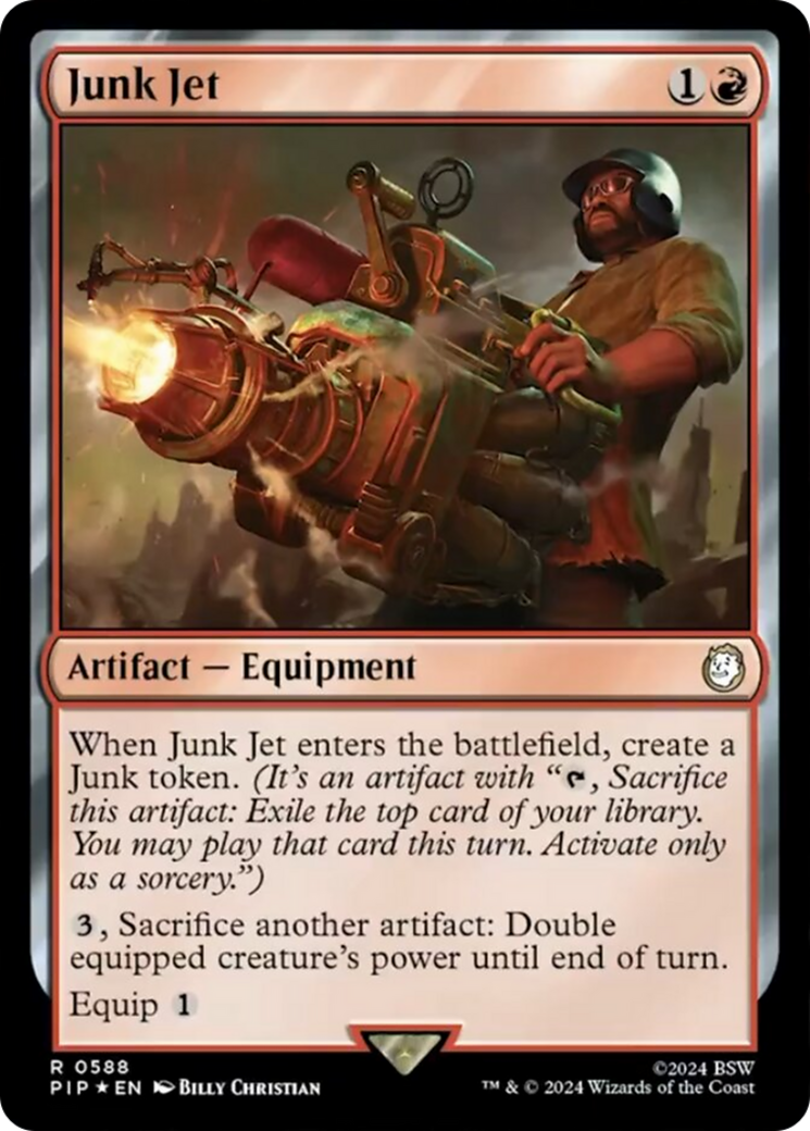 Junk Jet (Surge Foil) [Fallout] | Jomio and Rueliete's Cards and Comics